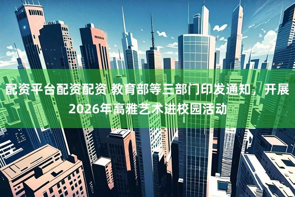 配资平台配资配资 教育部等三部门印发通知，开展2026年高雅艺术进校园活动
